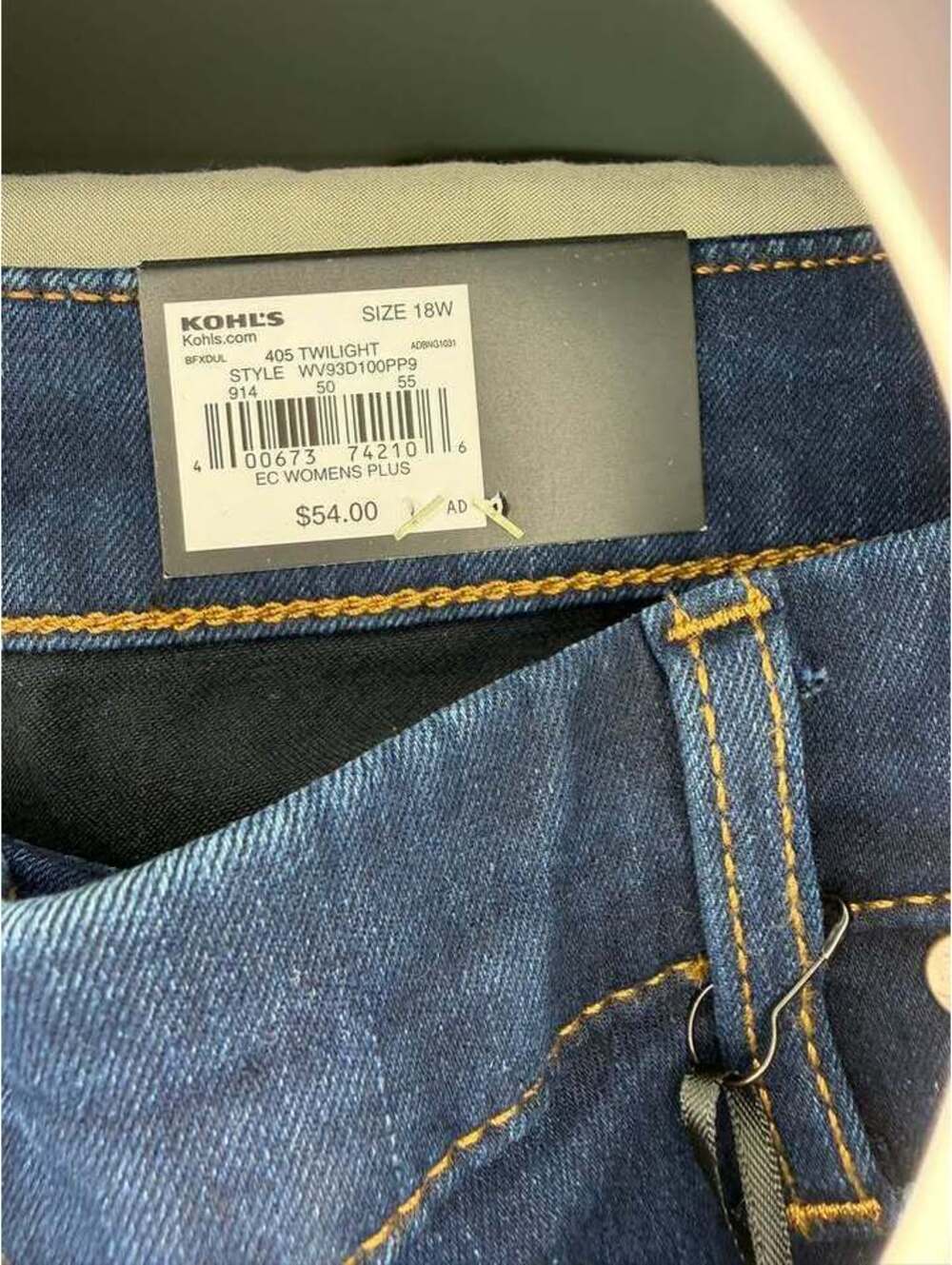Simply Vera Vera Wang Skinny Jeans Size 18W - Picture 3 of 5